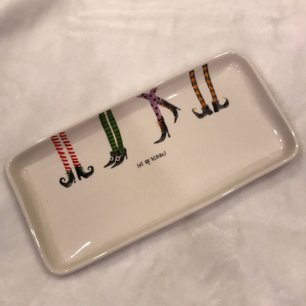 RARE Rae Dunn Artisan Collection Halloween r tray